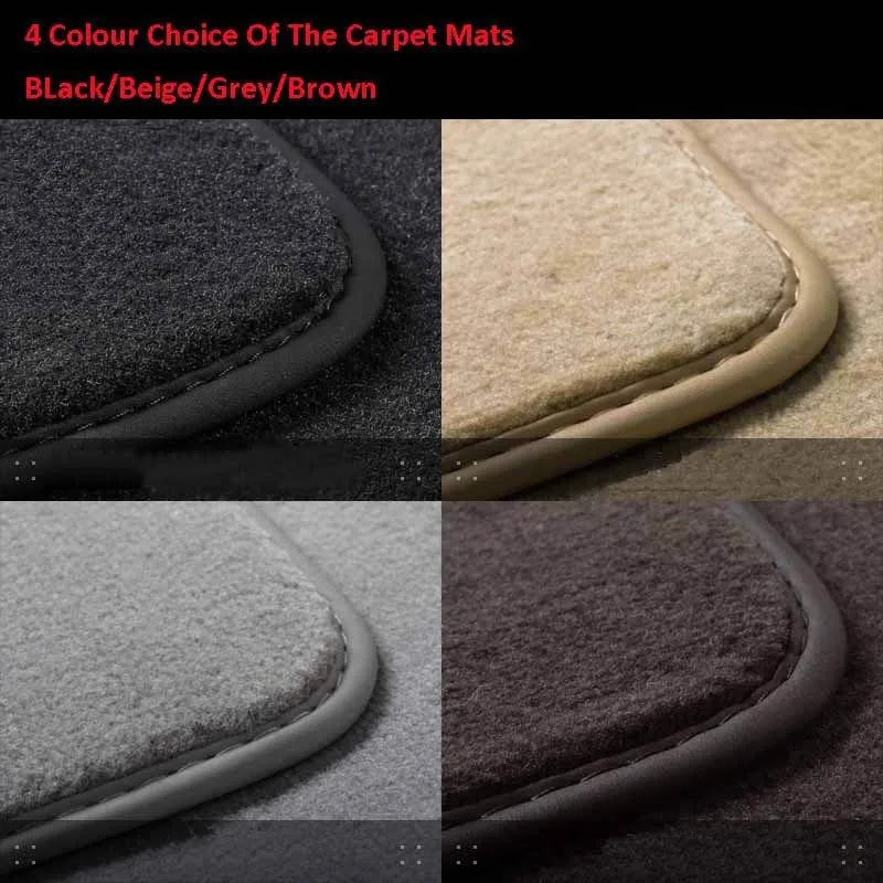 5pcs Custom Made 1/2&quot Thickness Solid Nylon Interior Odorless Floor Carpet Mats Cover Fitted For Audi A4 08-10 | Автомобили и