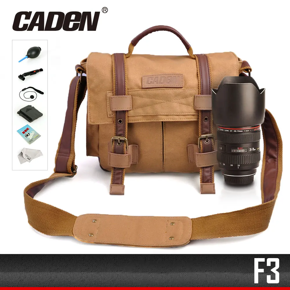 Каден камера сумки через плечо слинг DSLR фото видео мягкая сумка пакет чехол