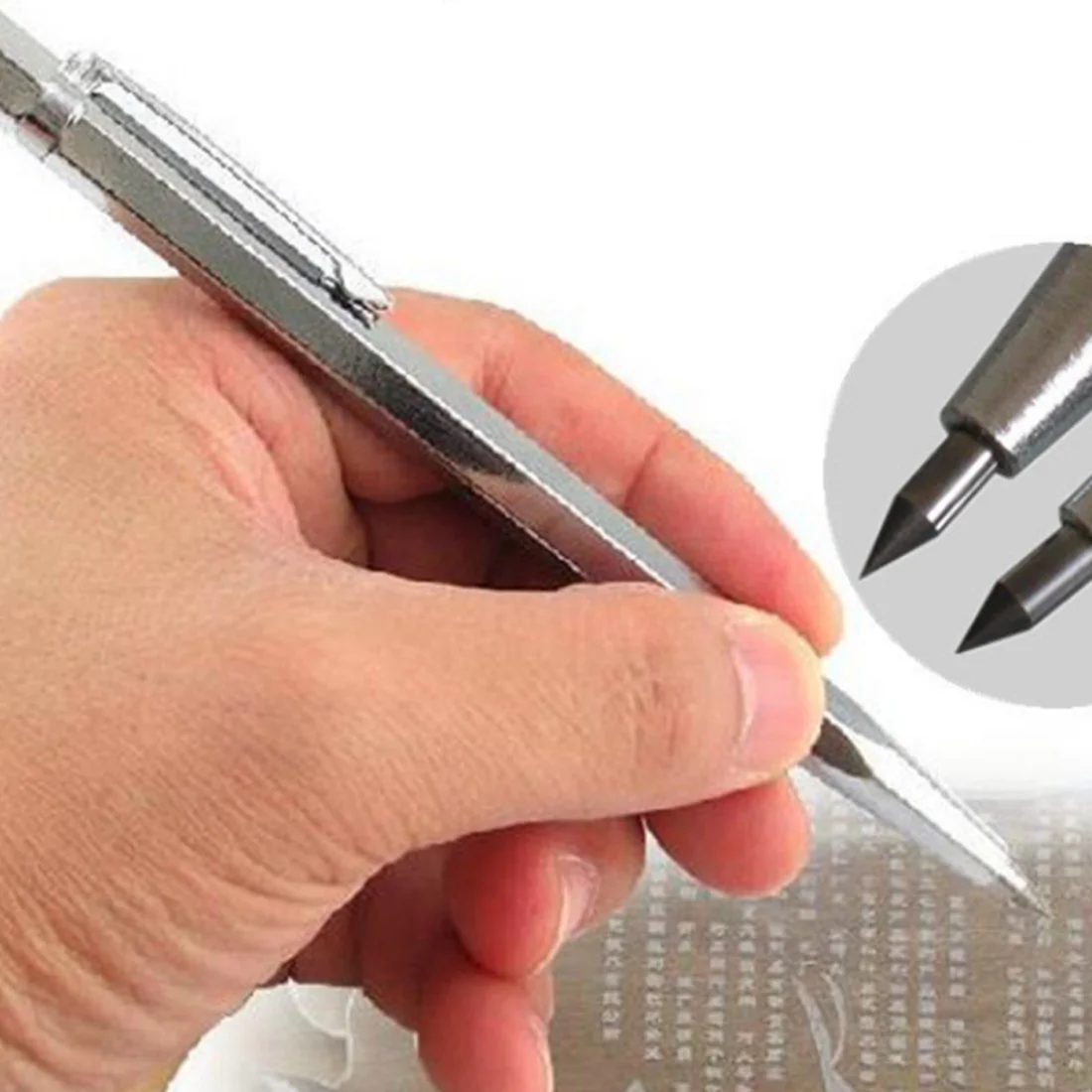 Marking Tools Tungsten Steel Tip Scriber Etching Pen for Ceramics Glass Silicon Quartz Shell Engraver Metal Tool |