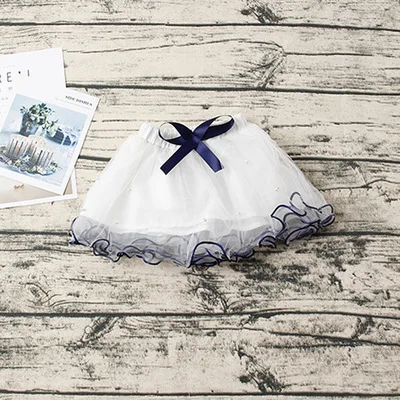 Модные перламутровые Юбки принцессы для маленьких девочек вечерние