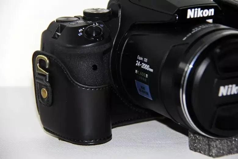 Leather Pu camera Hard case bag Grip For NIKON Coolpix P900s P900 | Электроника