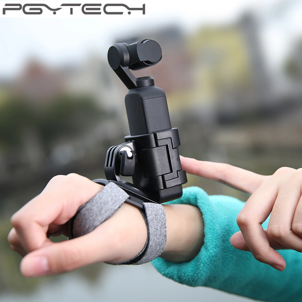 PGYTECH OSMO Карманный воздухопроницаемость Противоскользящий ремешок для рук и запястья вращение на 360 градусов регулируемый размер для экшн-камеры GoPro