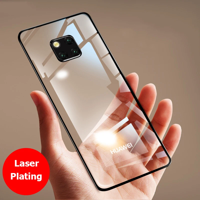 Чехол для huawei mate 20 Pro, роскошный чехол из ТПУ с лазерным покрытием для huawei mate 20 X, мягкий прозрачный Силиконовый противоударный чехол