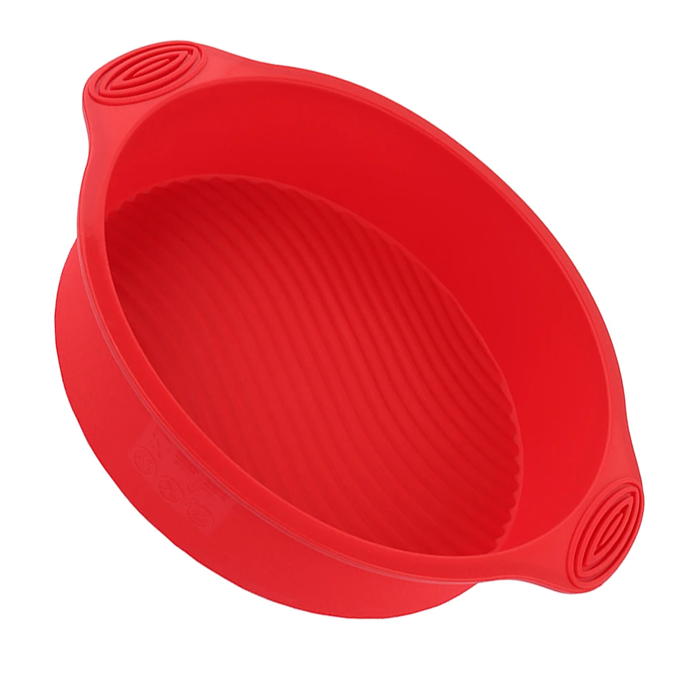 Портативная силиконовая круглая форма для выпечки инструменты тортов кастрюля