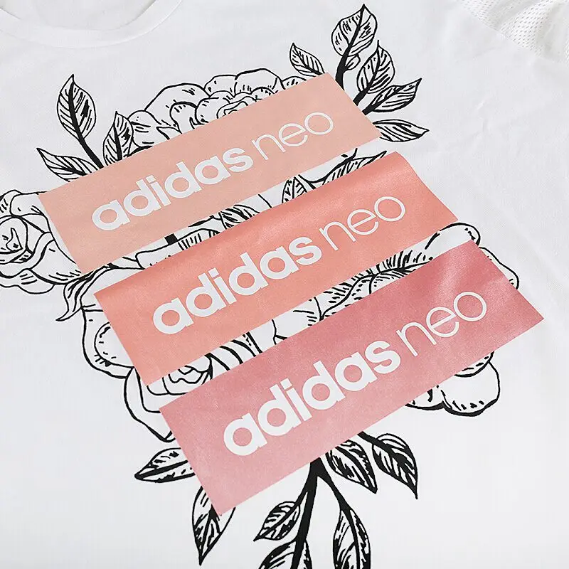 Новинка 2018 Оригинальная футболка Adidas Neo Label CS RO BOX женские футболки с коротким