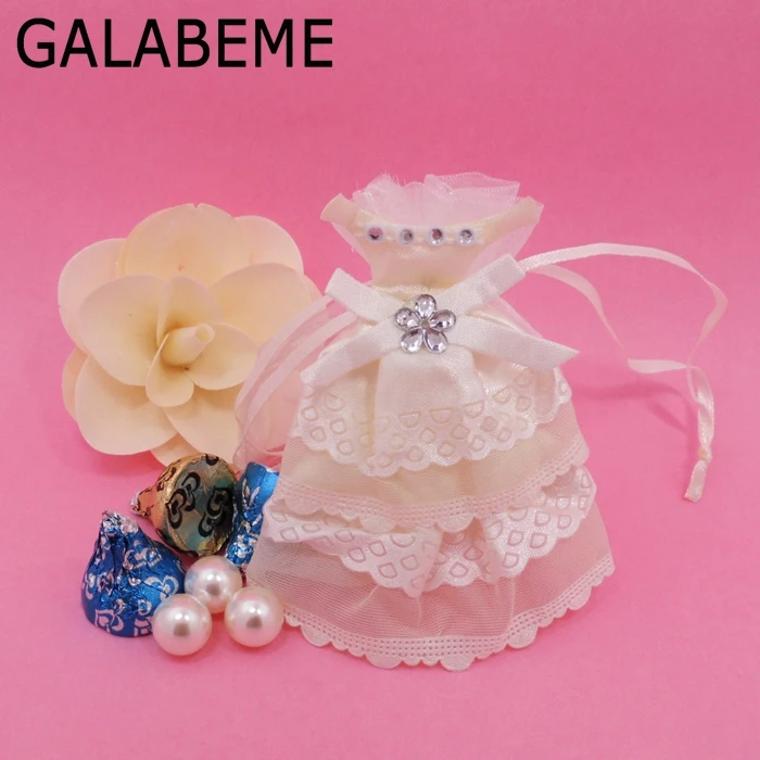 Galabeme 5 шт. 10 см X 7 Свадебный декор белый невесты торжественное платье Вечерние