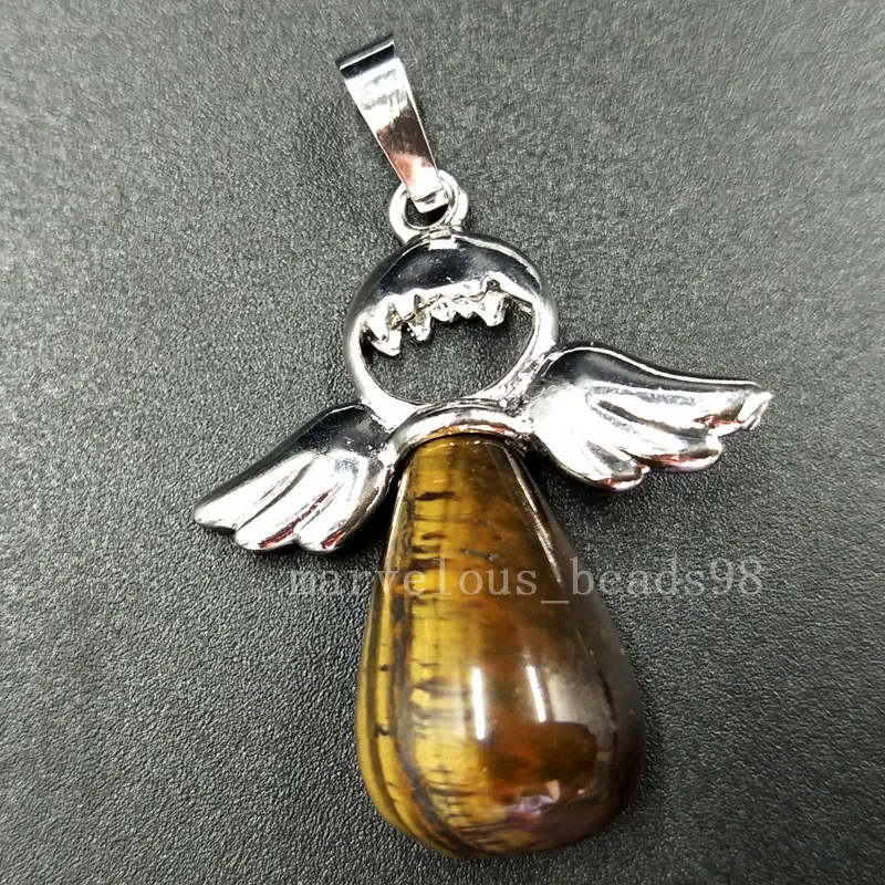 Бесплатная доставка красивые ювелирные изделия 29x36 мм тигровый глаз Кристалл