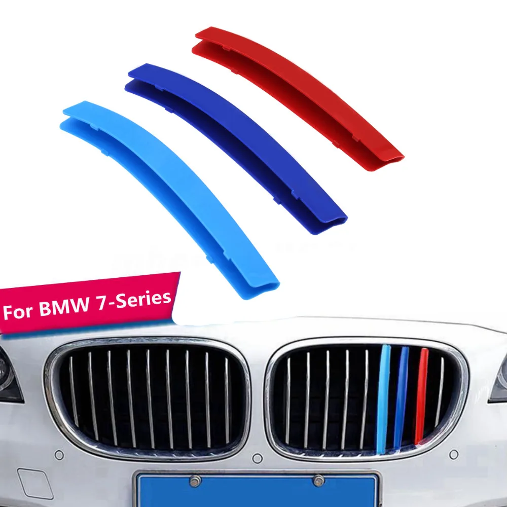 M Color накладка на переднюю решетку для BMW 09 15 7 серии F01 F02 730d 740i|Гоночные решетки| |