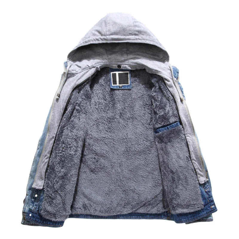 Новое поступление джинсовые куртки для мужчин 2020 зимние пальто мужские толстые