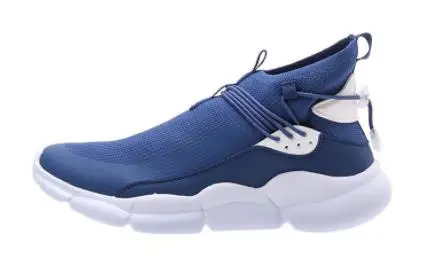 blue 41 no box Xiaomi Mijia Uleemark мужские спортивные кроссовки, легкие, с высоким берцем, с тканым замком, эластичные, противоударные, спортивные кроссовки - Цвет: blue 41 no box