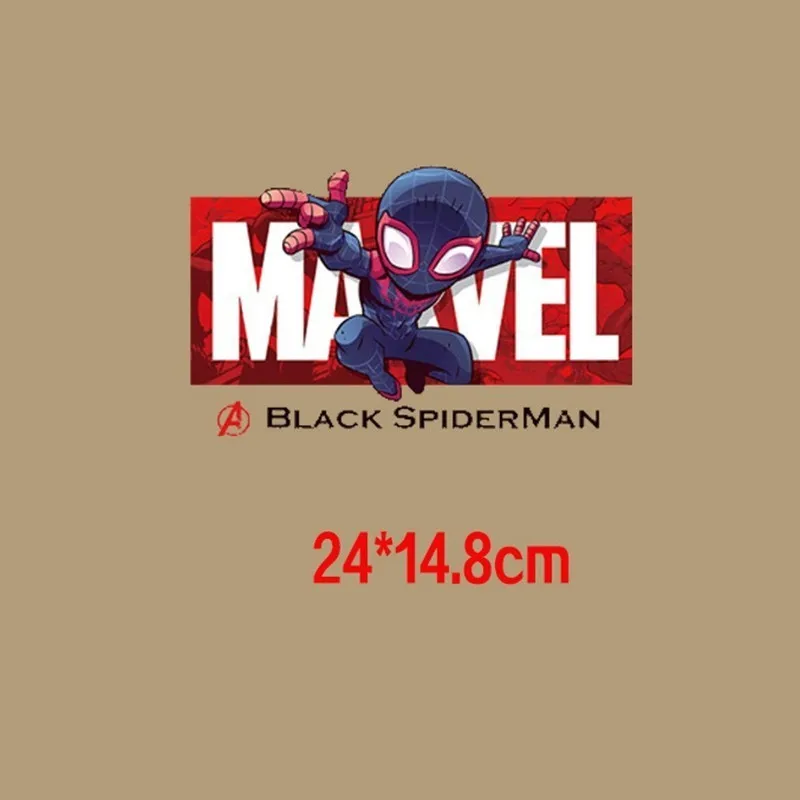 Модные нашивки с суперменом из мультфильма, термонаклейки для одежды Marvel, термонаклейки, наклейки с теплопередачей
