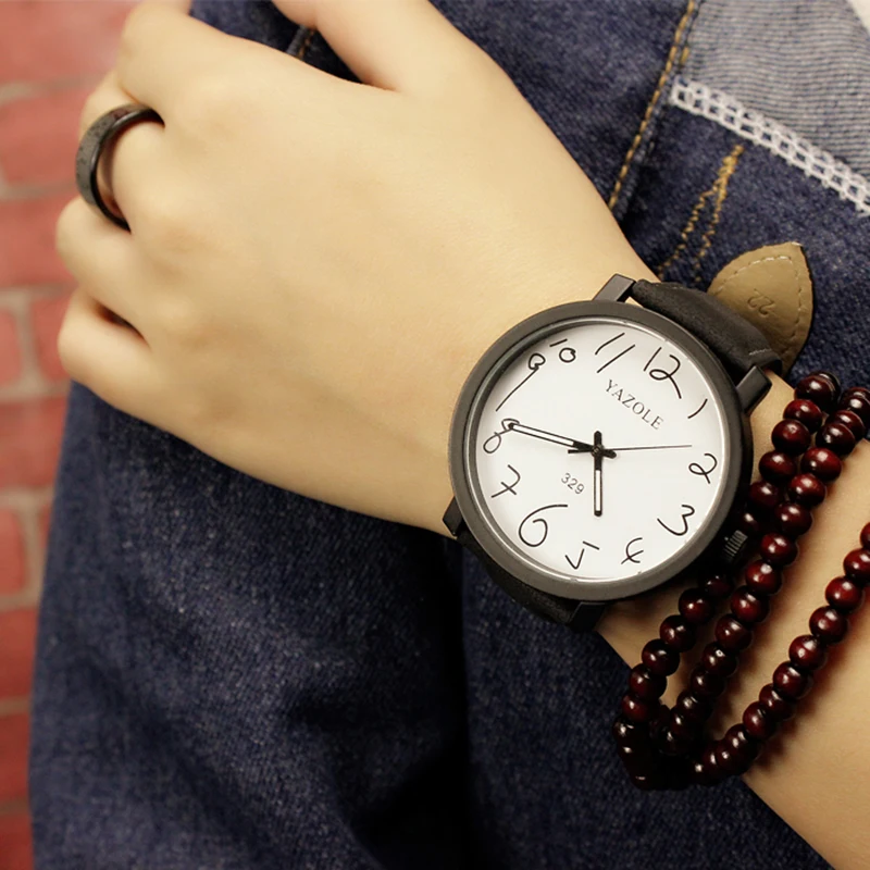 

Top Brand Yazole Luxury Men Watch Simple Harajuku Style Casual Fashion Quartz Watch Business Fashion Watches relogio masculino