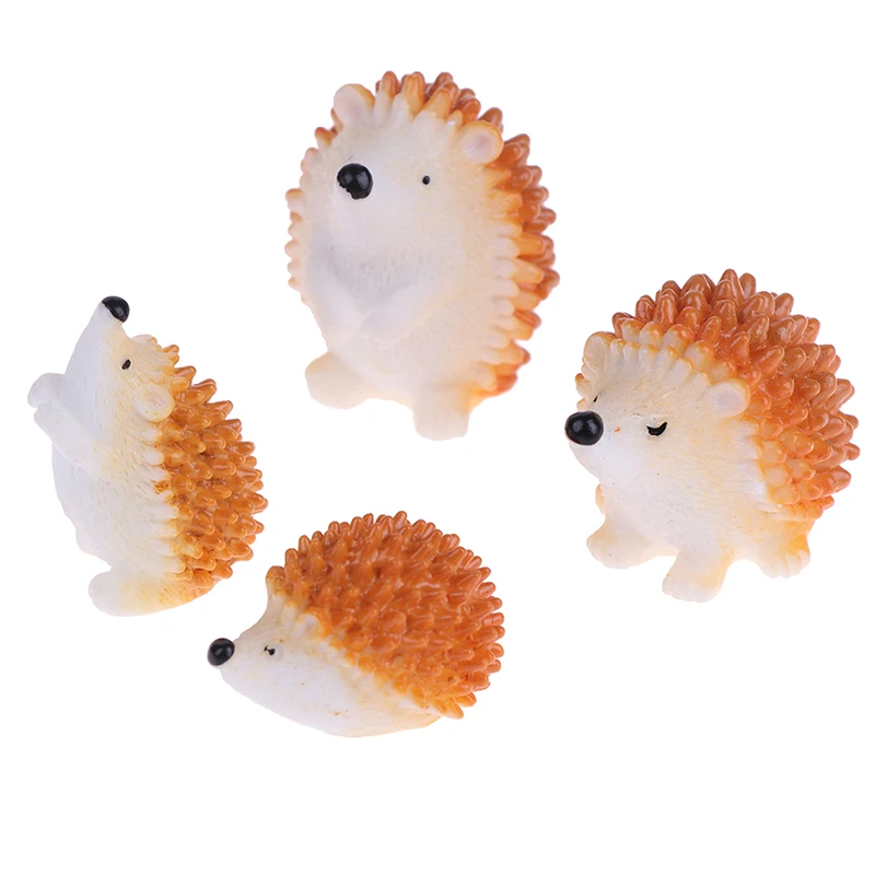 Милая дикая мини Ежик Hedgepig эризо маленькая Статуэтка фигурка ремесла животное