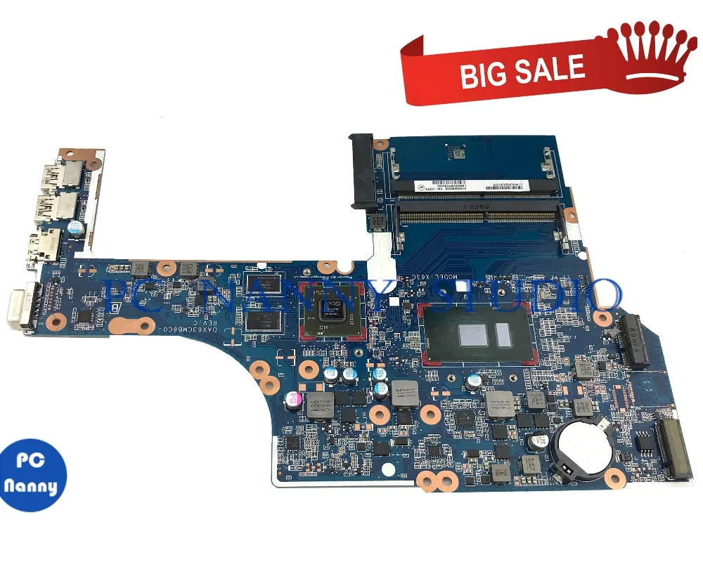 PANANNY 855562 601 001 DAX63CMB6C0 для HP ProBook 470 G3 450 материнская плата ноутбука I5 6200U DDR3L