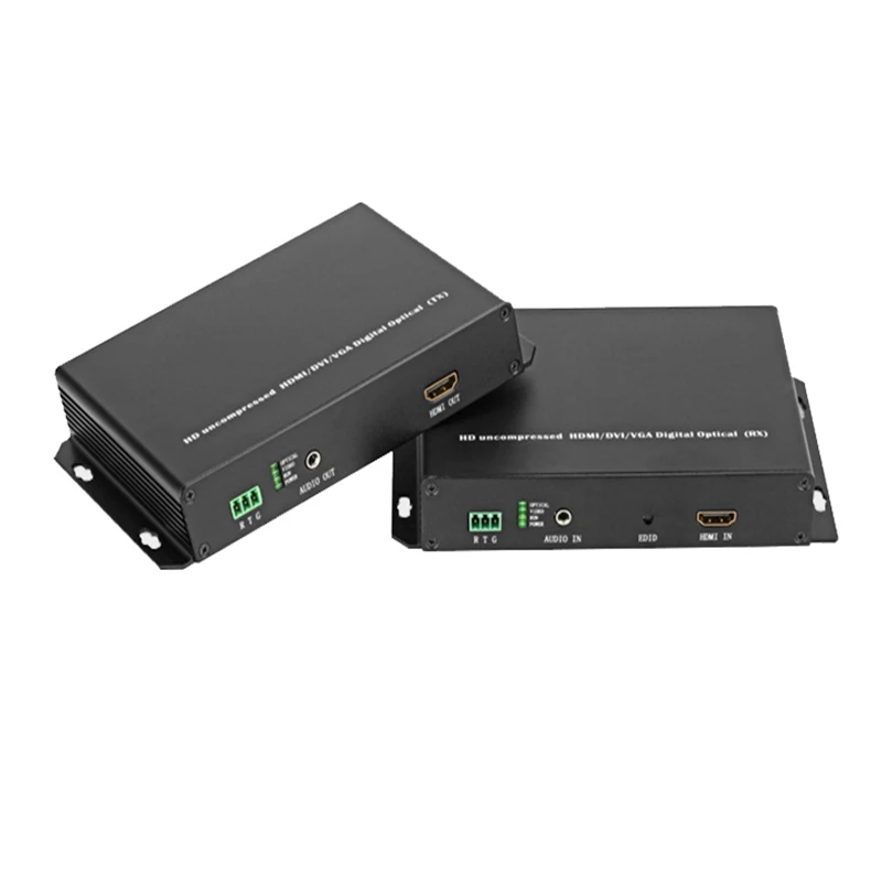 HDMI оптический передатчик и приемник с USB мышь расширитель клавиатуры одномодовый