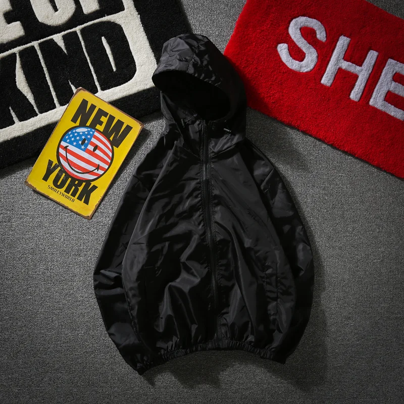 Игровая куртка для машины Мужская тонкая ветровка модная повседневная Нью Йорк с