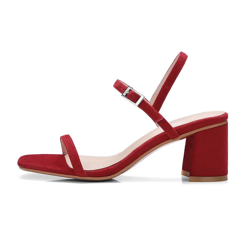 Женские сандалии из натуральной кожи VINLLE оранжевые вечерние на высоком