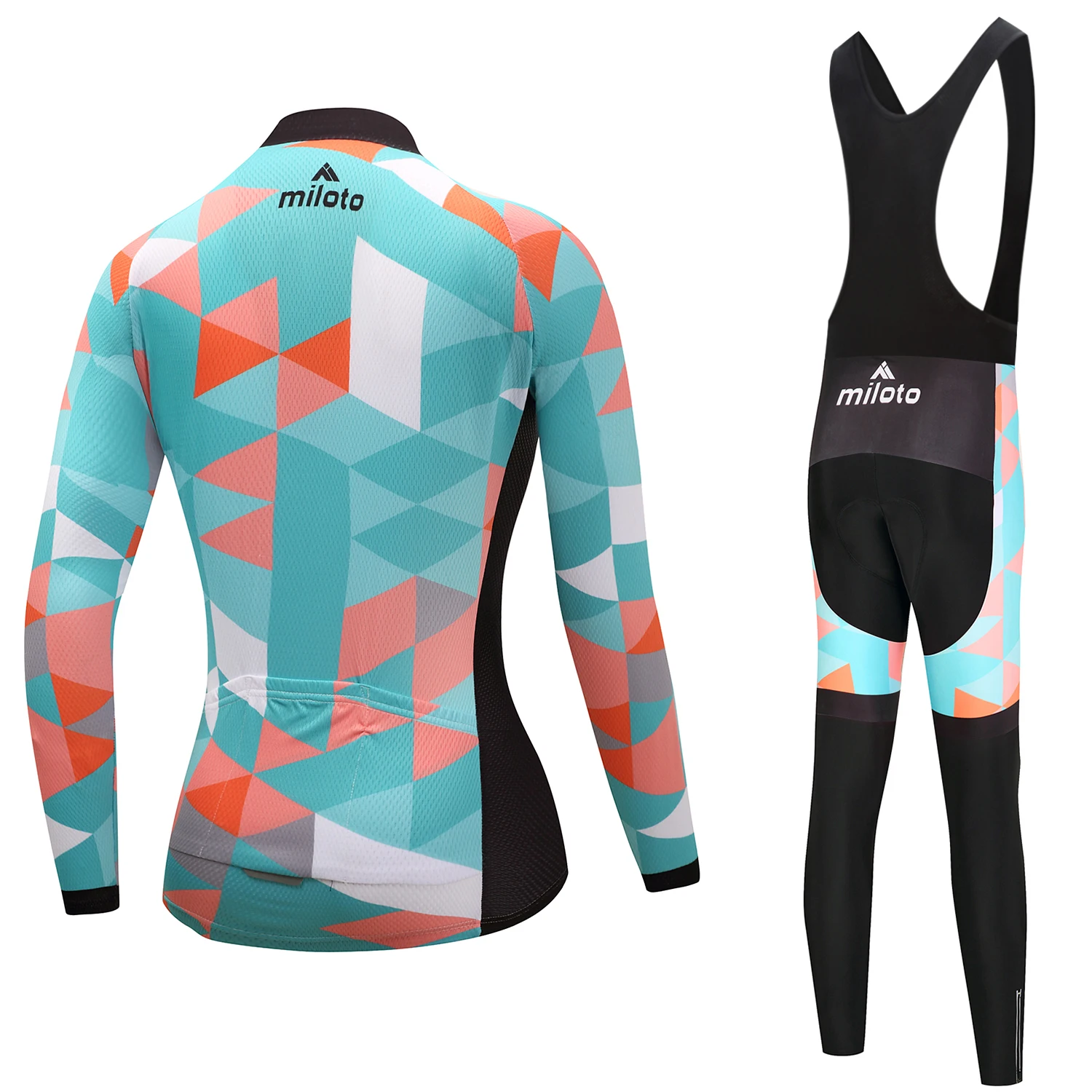 Miloto Women 2017 Spring Autumn GEL team pro long Sleeve Bicycle Cycling Clothing Bike sport Maillot Ropa Ciclismo #630|Велосипедные