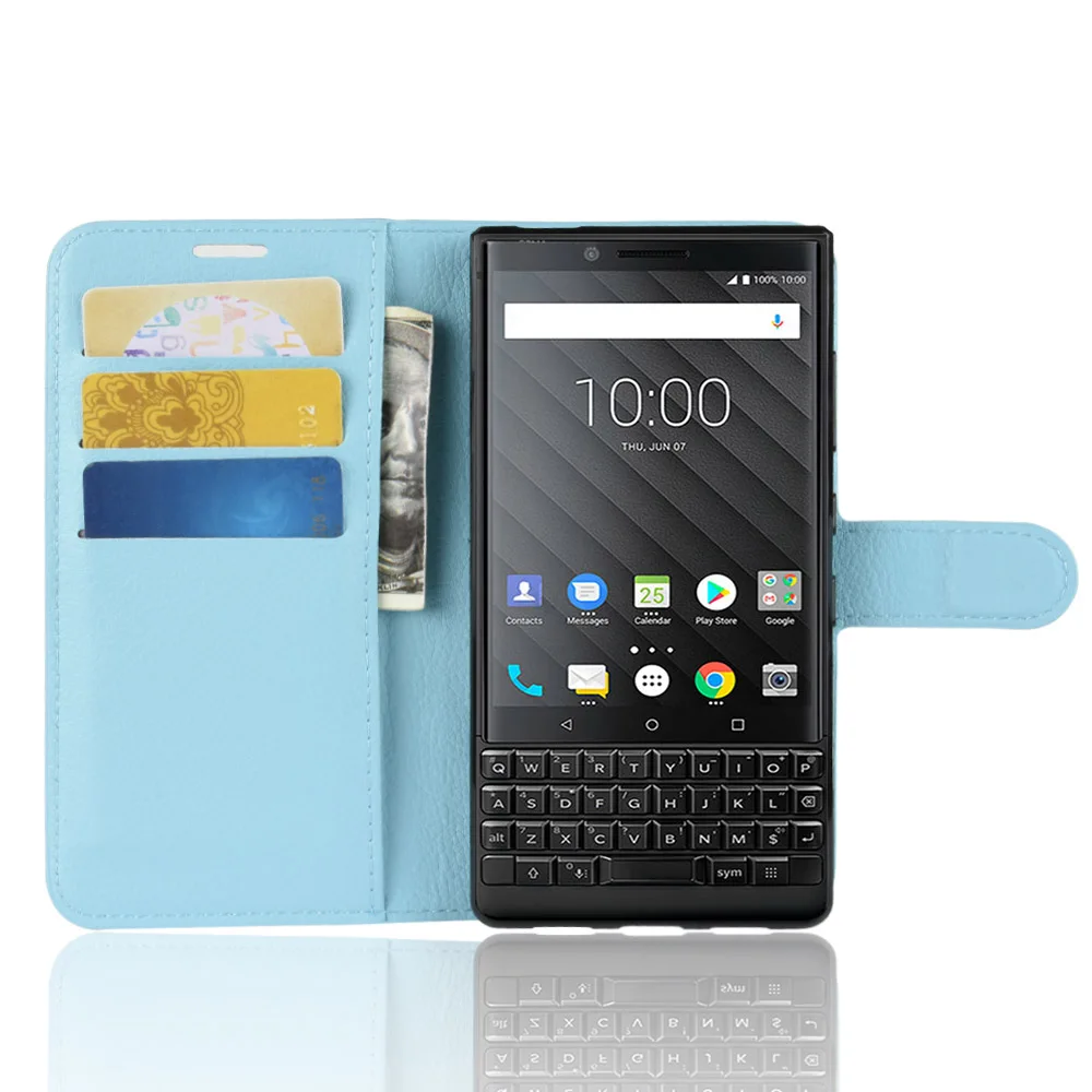 Чехол для BlackBerry KEY2 KEY 2 KEYTWO TWO Athena BBF100 1 чехол Обложка роскошный флип Кошелек из
