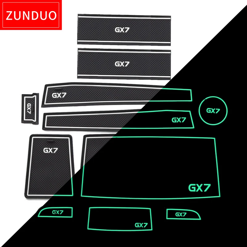 ZUNDUO для Geely Emgrand X7 GX7 2012-2015 затворный слот подкладка пыль автомобиля коврики