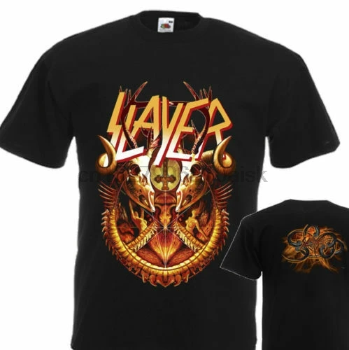 Новая футболка "Slayer-популярная американская металлическая Бандана" DTG