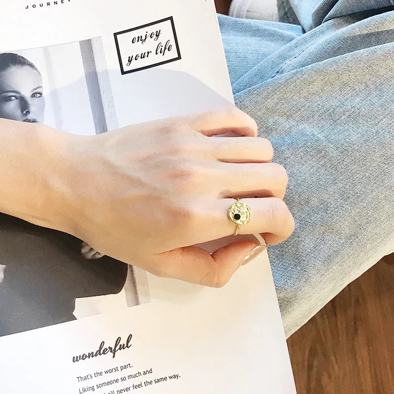 925 пробы Серебряный Анель для женщин золото Винтаж Регулируемый Bague Femme Argent кольца для пар обручальное кольцо аксессуары Bijuteria