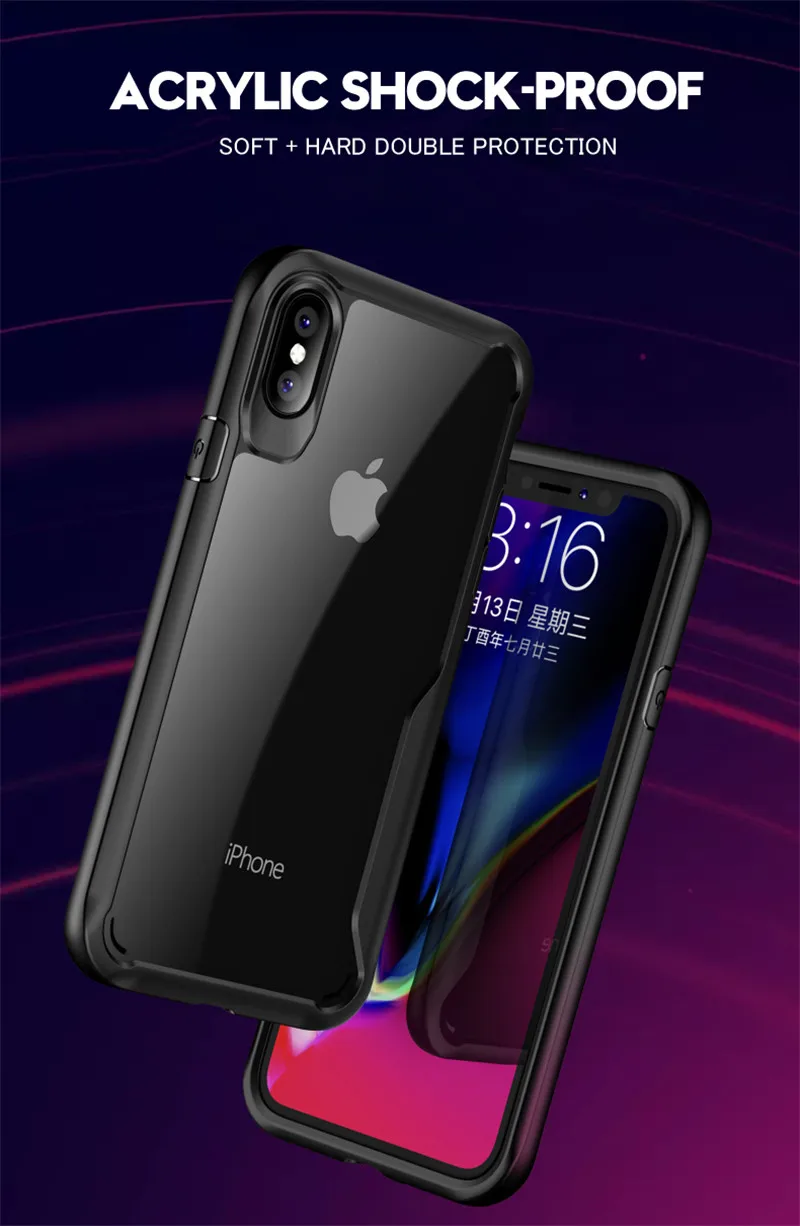 Противоударный защитный чехол для iPhone 7 8 6 6s Plus 5 5S SE 4 4S, Жесткий Чехол для iPhone 11 Pro X XS, чехол для MAX XR Capa Funda Coque