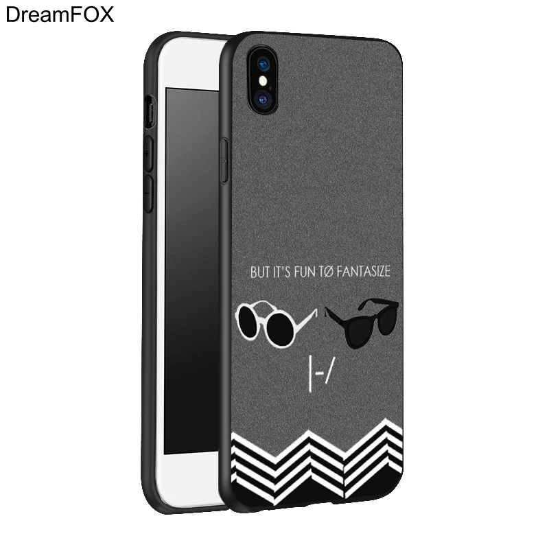 DREAMFOX L274 Twenty One Pilots черный мягкий силиконовый чехол из ТПУ для Apple iPhone 11 Pro XR XS Max X 8 7 6
