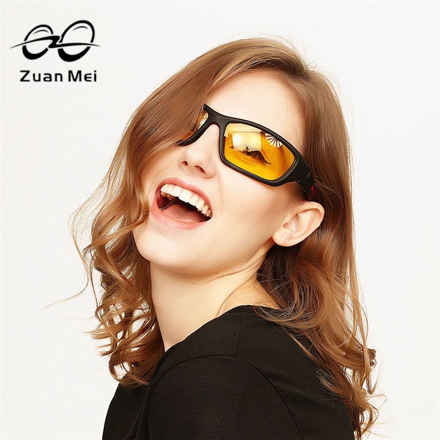 Цзуань МЭИ бренд Ночное видение поляризационные Солнцезащитные очки для женщин