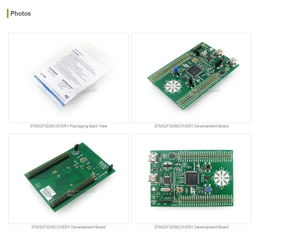 STM32 Discovery STM32F3DISCOVERY STM32F303VCT6 STM32F303 ARM Cortex-M4 Board Embedded ST-LINK/V2 = |