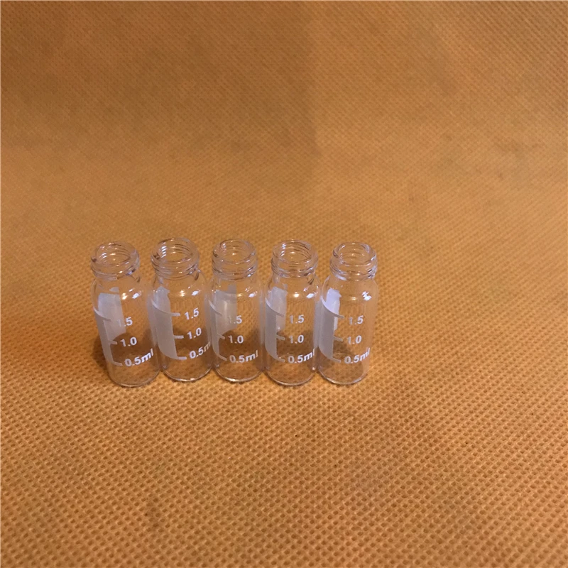 100 шт. 2 мл бутылка для образцов из прозрачного стекла хроматографии стеклянная с
