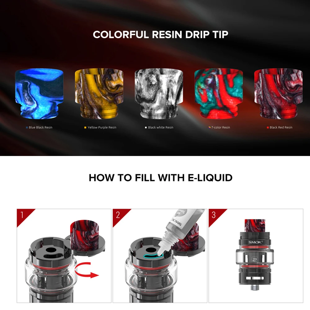 Новейший атомайзер Smok TF Tank 6 мл емкость BF-Mesh Core электронные сигареты Morph