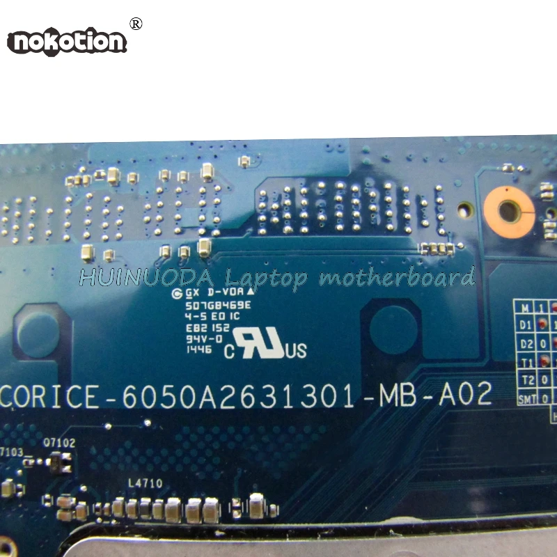 Материнская плата NOKOTION 802507-001 для ноутбука HP Elitebook 725 G2 A10 Pro 7350B CPU 6050A2631301-MB-A02 |