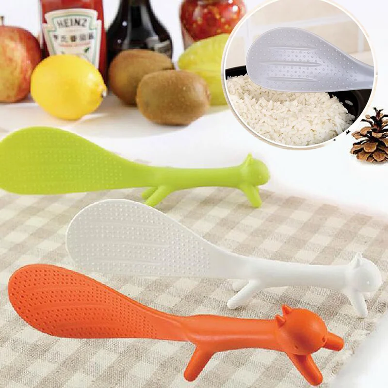 1 шт. ложка для риса в форме белки | Дом и сад