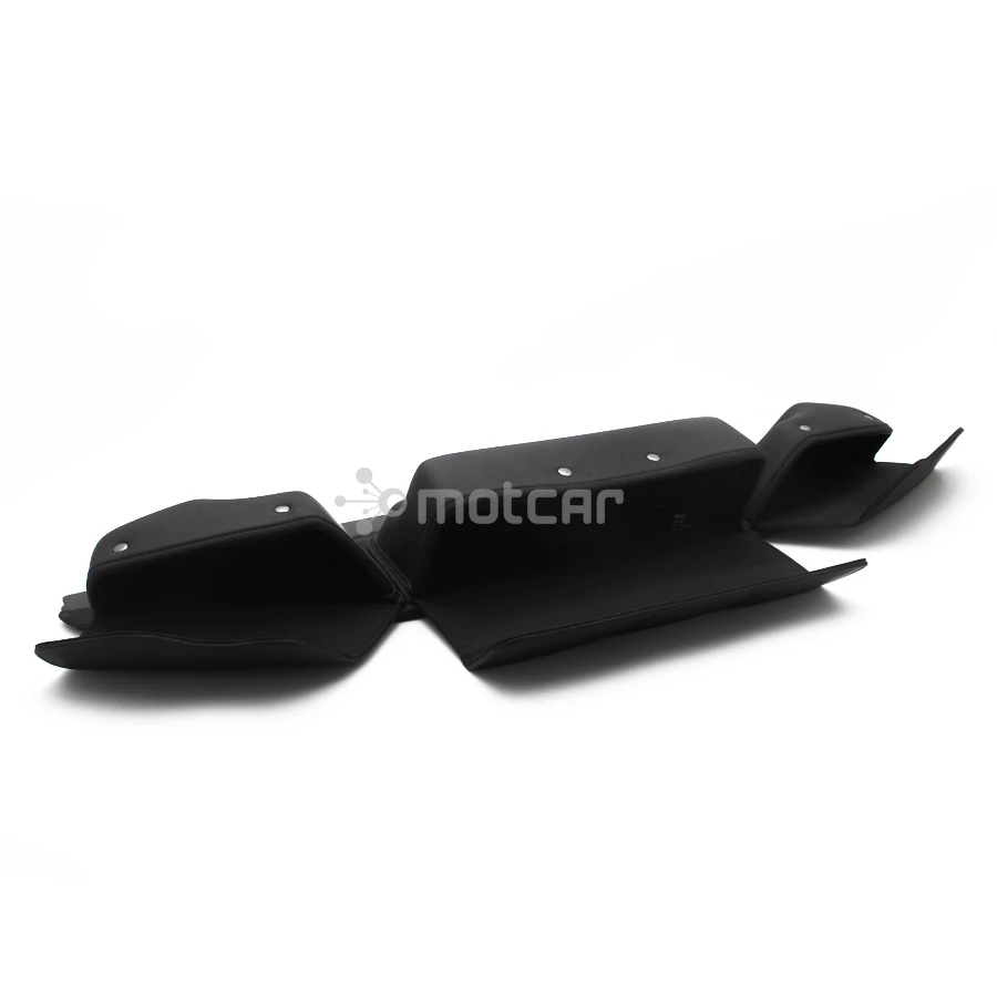 Модель Moto Saddle Bag черная PU кожаная сумка на лобовое стекло Тройная сумка 3 кармана для Harley Touring Electra Street Glide FLHTKL-18