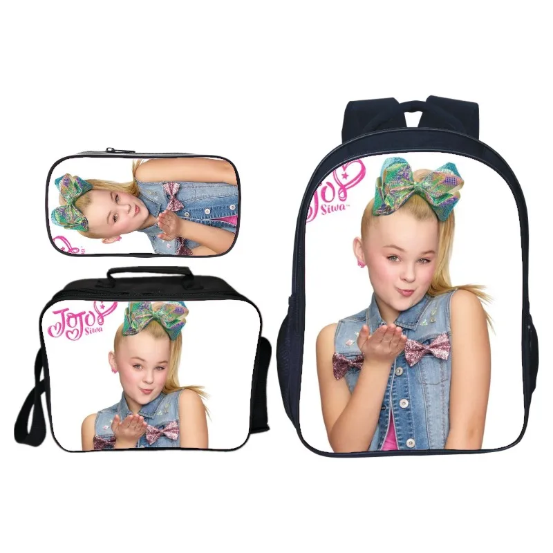 4 Jojo Siwa школьные сумки, студенческие школьные сумки для мальчиков и девочек, сюрприз, подарок, школьный рюкзак, мода 3 шт./компл., рюкзак для подростков, мужчин и женщин - Цвет: 4
