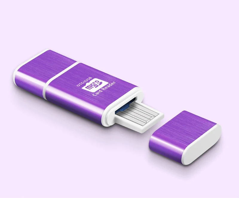 Kuman 2,0 OTG кард-ридер USB MicroUSB интерфейс с Micro SD TF слот для карты Y207 флэш-карта памяти ридер для мобильного телефона ПК