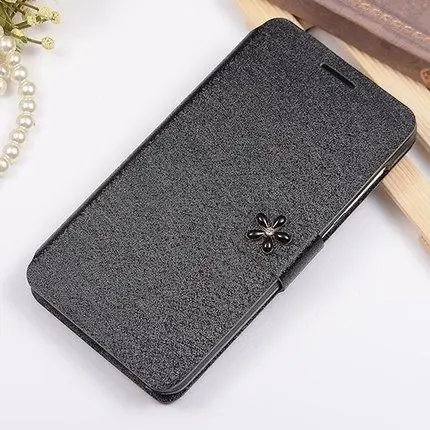 Высокое качество чехол для huawei P9 Lite/G9 Lite VNS-L21 VNS-L22 VNS-L23 кожаный чехол для P 9 lite чехлы-книжки на сумочки и чехлы для телефонов чехол s - Цвет: black flower
