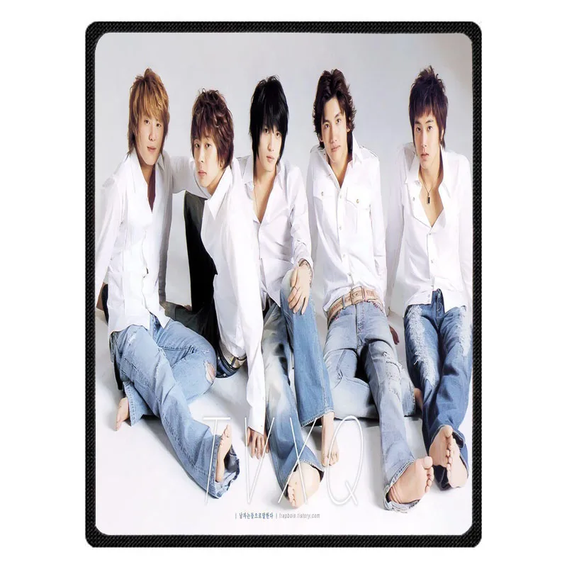 Мягкое теплое плюшевое одеяло TVXQ из кораллового флиса диванная кровать до колена