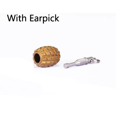 yellow with earpick Нож из титанового сплава, мини-бусины, Паракорд, зонтик, веревка для улицы, EDC, бусина с зубочисткой или ушной колокольчиком - Цвет: yellow with earpick