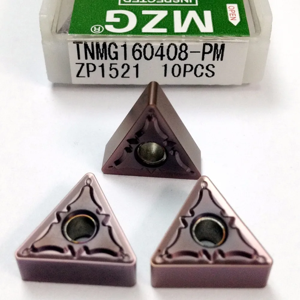 MZG TNMG160404 TNMG160408 PM ZP1521 токарный станок с ЧПУ расточные твердосплавные вставки для нержавеющей стали MTJN MTFN MTUN держатель