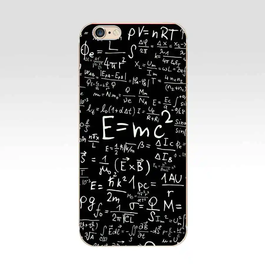 30G e mc2 с E = mc математический Альберт чехол s iPhone 6 6s 7 8 Чехол Мягкий ТПУ силиконовый чехол для Apple iPhone 6 6s 7 8 чехол - Цвет: 7