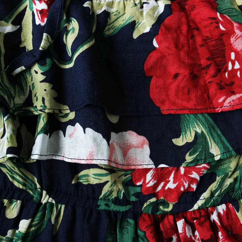 Летнее Новое Стильное детское платье для маленьких девочек Хлопковое с