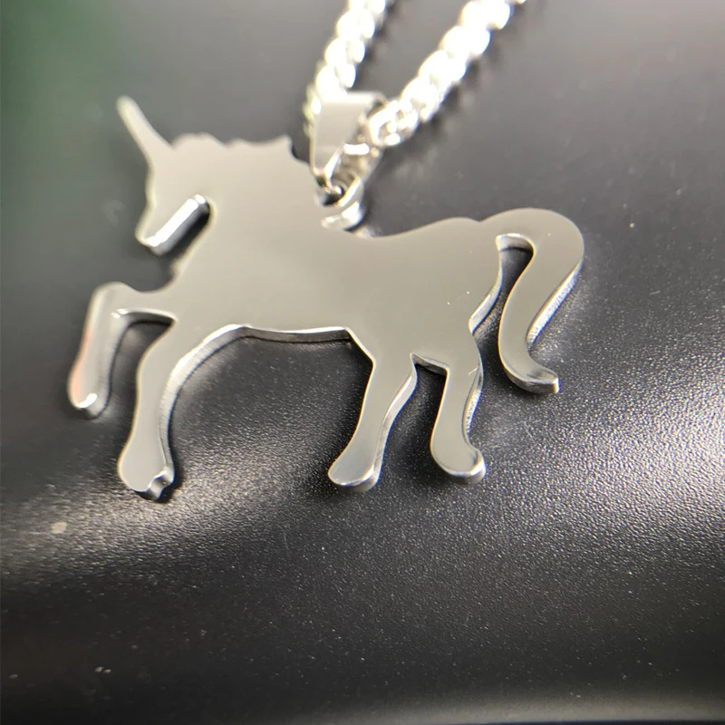 Новая модная подвеска в виде животного искусственная кожа нержавеющая сталь