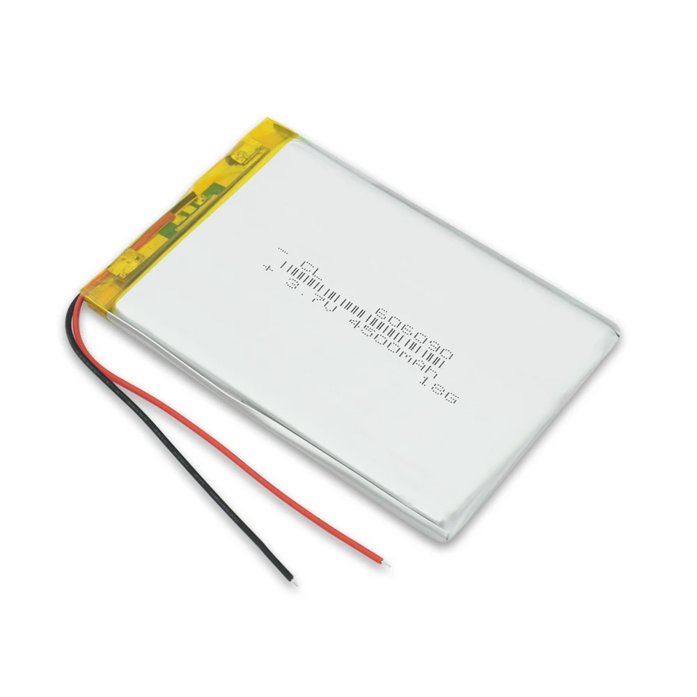1/2/4 шт 3 7 V 4500mAh Li Po Перезаряжаемые Батарея 606090 для MP5 планшетный ПК DVD MID POS машина