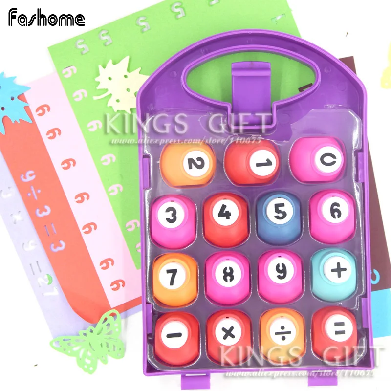 Арабская цифра и символы бумажный перфоратор для рукоделия набор инструментов