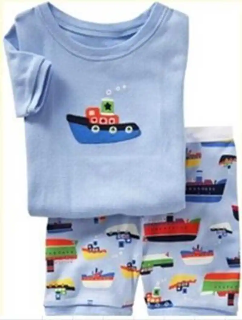 Новые летние детские пижамы с героями мультфильмов комплекты одежды топы