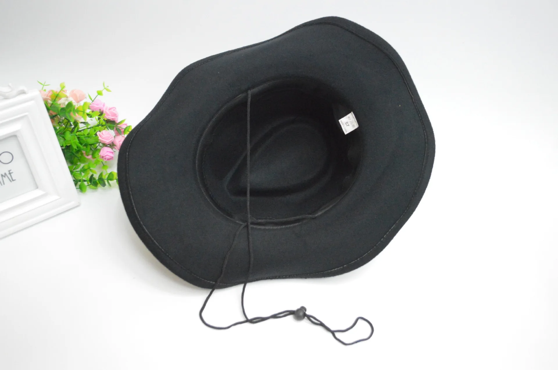 Осенне зимние шерстяные шляпы унисекс с пряжкой для ремня|cowboy hat|cowboy hat westerncowboy