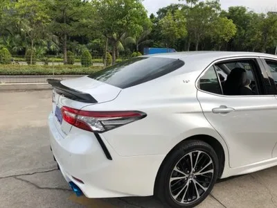 Для toyota Camry высокое качество и твердость ABS спойлер из материала грунтовкой или DIY цветной краской camry Спойлеры TRD Стиль