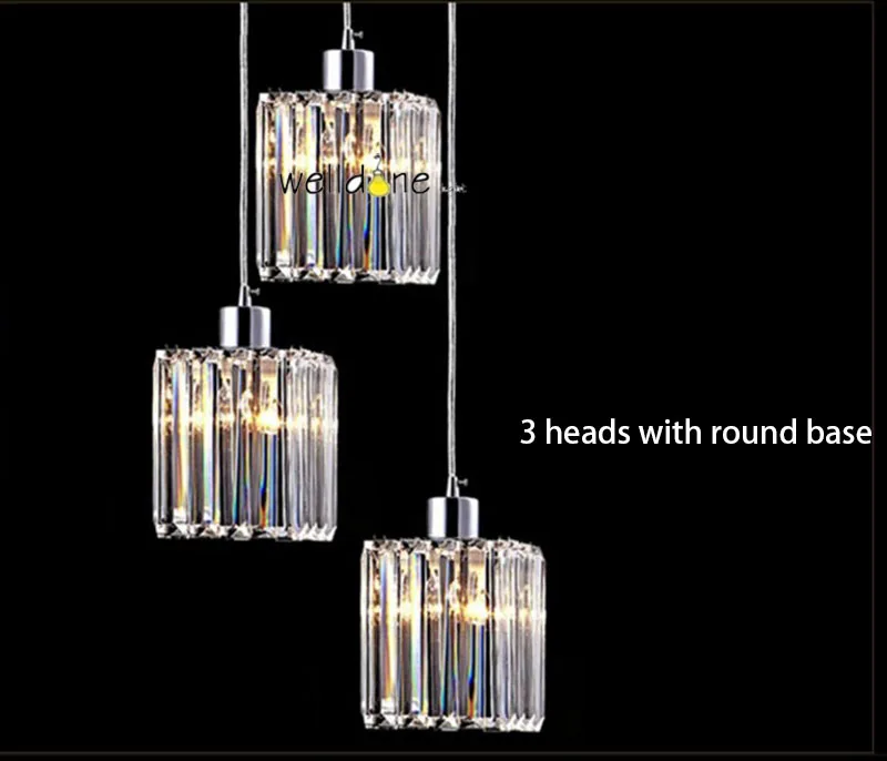 Современная простая светодиодная подвесная панель освещения клубный кулон с 3